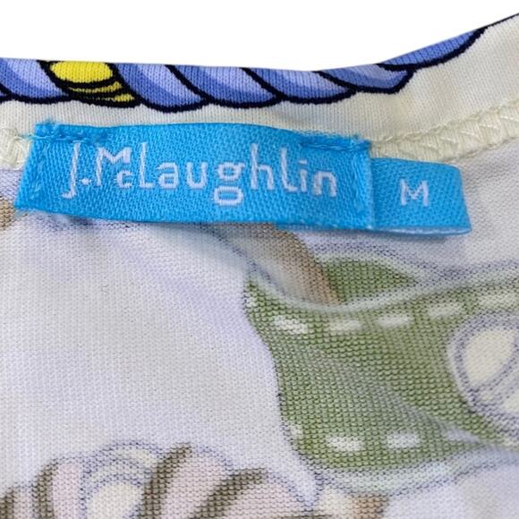 J.Mclaughlin Catalina Cloth Top Ropes Chains Medallions Cruise Wear Size medium - Picture 4 of 9